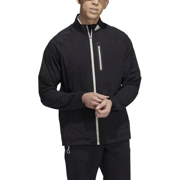 Adidas Golf Rain.RDY Jacket Waterproof Light Weight Comfort Men's Medium HN4128 - Picture 1 of 11
